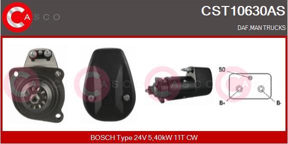 Casco CST10630AS - Стартер unicars.by