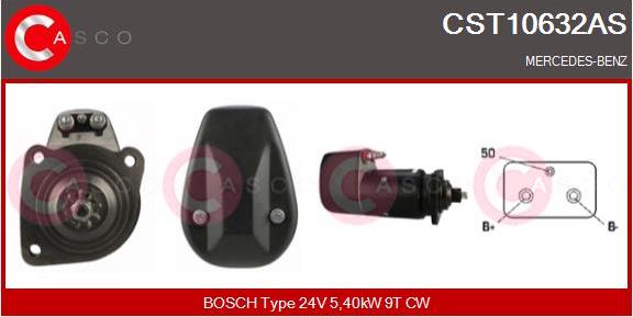 Casco CST10632AS - Стартер unicars.by