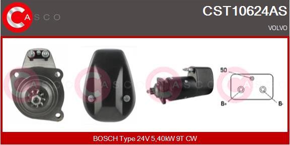 Casco CST10624AS - Стартер unicars.by