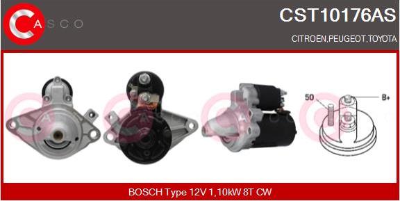 Casco CST10176AS - Стартер unicars.by