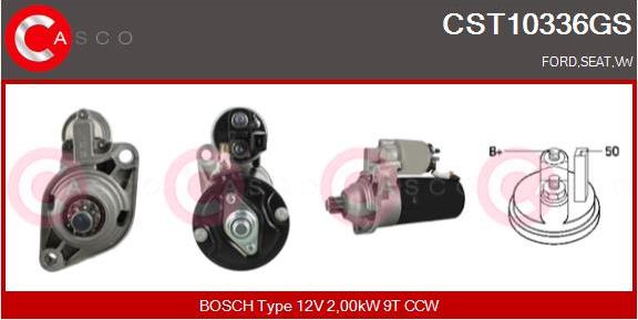 Casco CST10336GS - Стартер unicars.by