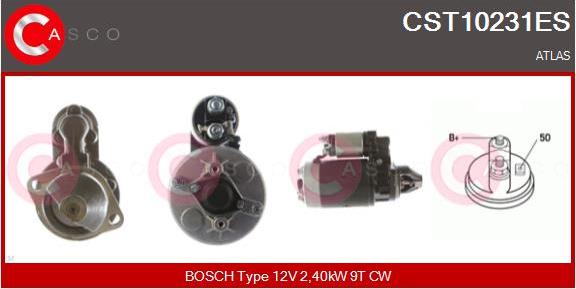 Casco CST10231ES - Стартер unicars.by