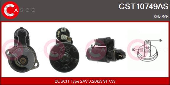 Casco CST10749AS - Стартер unicars.by