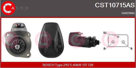 Casco CST10715AS - Стартер unicars.by