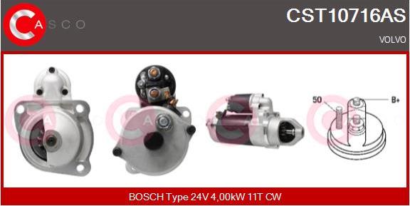 Casco CST10716AS - Стартер unicars.by