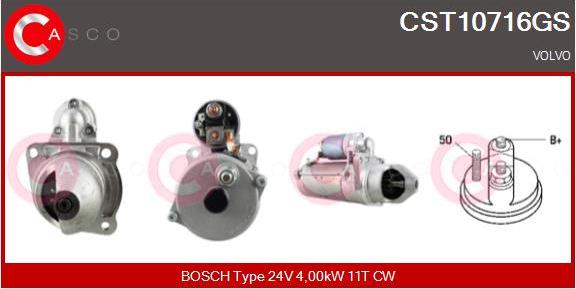 Casco CST10716GS - Стартер unicars.by