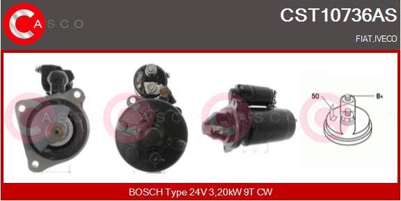 Casco CST10736AS - Стартер unicars.by