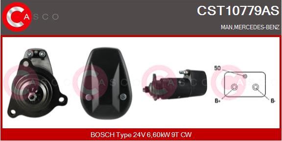 Casco CST10779AS - Стартер unicars.by