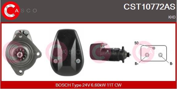 Casco CST10772AS - Стартер unicars.by