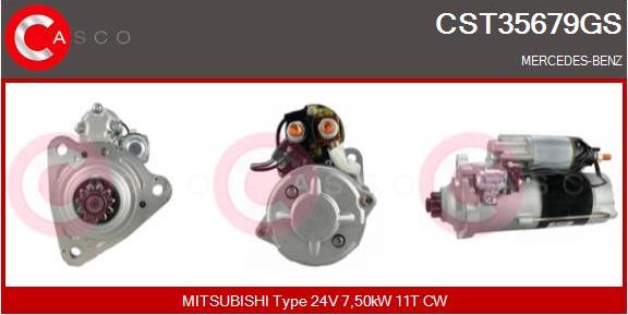 Casco CST35679GS - Стартер unicars.by