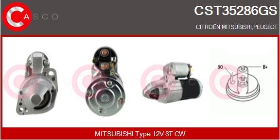 Casco CST35286GS - Стартер unicars.by