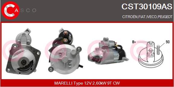 Casco CST30109AS - Стартер unicars.by