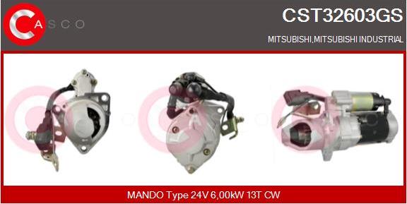 Casco CST32603GS - Стартер unicars.by