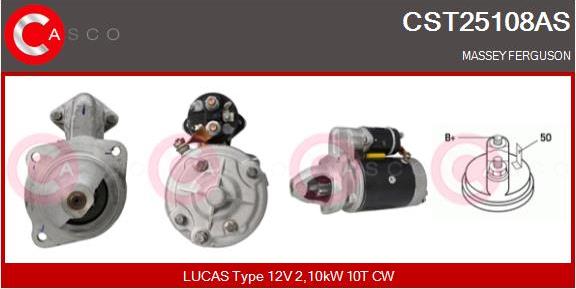 Casco CST25108AS - Стартер unicars.by