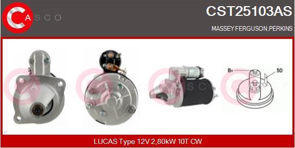 Casco CST25103AS - Стартер unicars.by