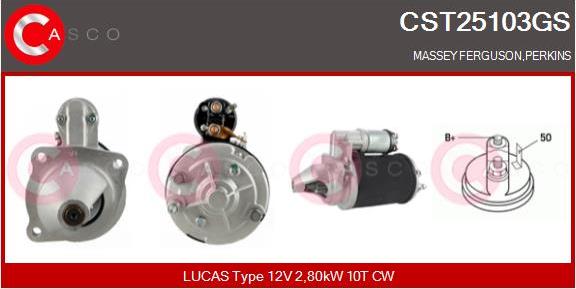 Casco CST25103GS - Стартер unicars.by