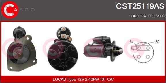 Casco CST25119AS - Стартер unicars.by