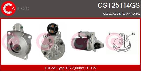 Casco CST25114GS - Стартер unicars.by