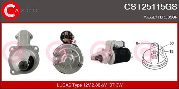 Casco CST25115GS - Стартер unicars.by