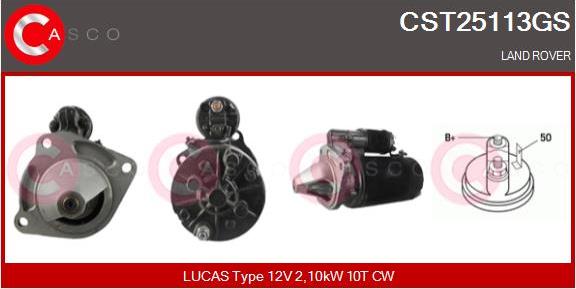 Casco CST25113GS - Стартер unicars.by