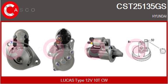 Casco CST25135GS - Стартер unicars.by