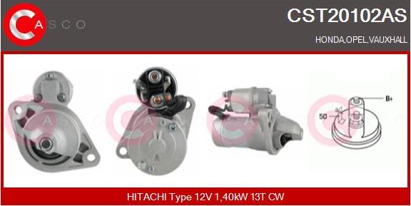 Casco CST20102AS - Стартер unicars.by