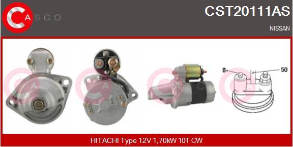 Casco CST20111AS - Стартер unicars.by