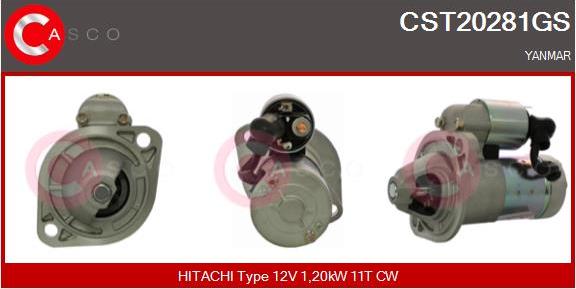 Casco CST20281GS - Стартер unicars.by