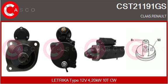 Casco CST21191GS - Стартер unicars.by