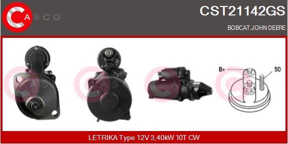 Casco CST21142GS - Стартер unicars.by