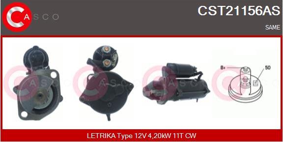 Casco CST21156AS - Стартер unicars.by