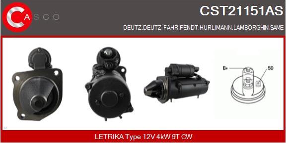 Casco CST21151AS - Стартер unicars.by