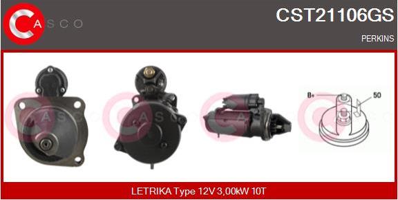 Casco CST21106GS - Стартер unicars.by