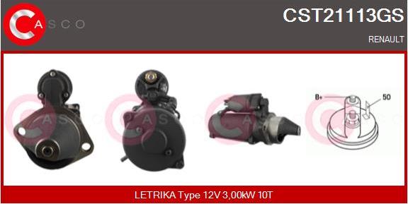 Casco CST21113GS - Стартер unicars.by