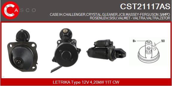 Casco CST21117AS - Стартер unicars.by