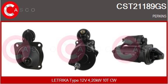 Casco CST21189GS - Стартер unicars.by