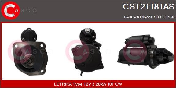 Casco CST21181AS - Стартер unicars.by