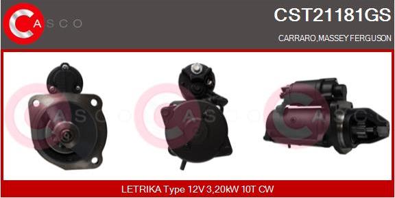 Casco CST21181GS - Стартер unicars.by