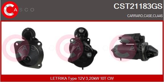 Casco CST21183GS - Стартер unicars.by