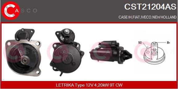 Casco CST21204AS - Стартер unicars.by