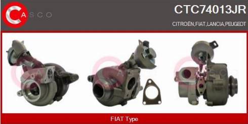 Casco CTC74013JR - Турбина, компрессор unicars.by