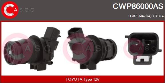 Casco CWP86000AS - Водяной насос, система очистки окон unicars.by