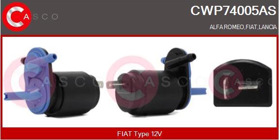 Casco CWP74005AS - Водяной насос, система очистки окон unicars.by