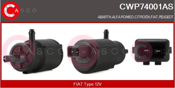 Casco CWP74001AS - Водяной насос, система очистки окон unicars.by