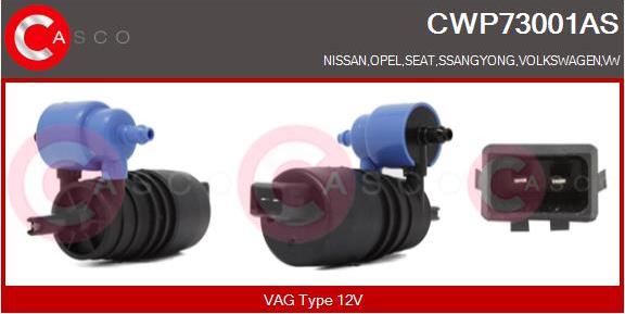 Casco CWP73001AS - Водяной насос, система очистки окон unicars.by