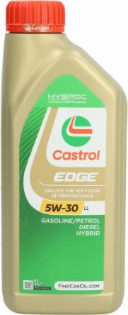 Castrol EDGE5W30LL1L - Моторное масло unicars.by