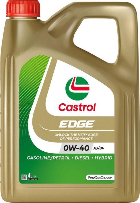 Castrol EDGE 0W-40 A3/B4 - Моторное масло unicars.by