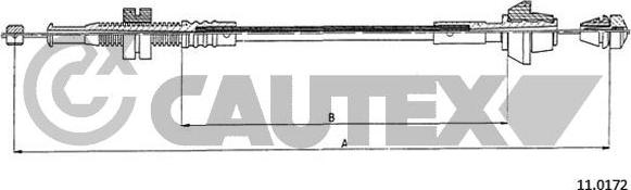 Cautex 088014 - Тросик газа unicars.by