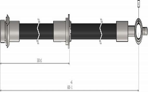 CAVO C900 448A - Тормозной шланг unicars.by