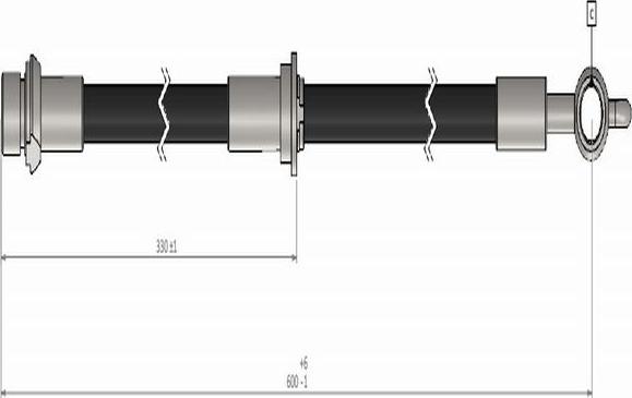 CAVO C900 447A - Тормозной шланг unicars.by